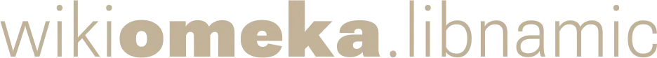 Logo de Wiki Omeka